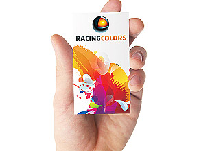 Tarjeta de visita de Racing Colors