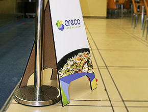 Diseño publicidad restaurante Areco